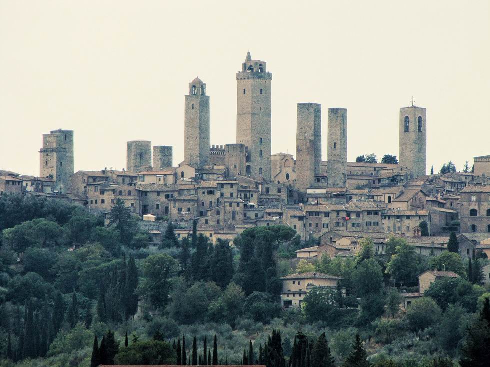 San Gimignano Toszkána